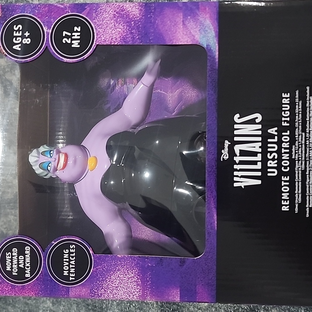 Disney Villains Ursula Remote Control Figure - Purple and Black